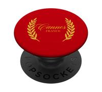 Yellow Wreaths Cannes France French Riviera Souvenir PopSockets Adhesive PopGrip
