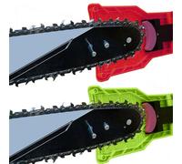 (Yellow) Yellow/Green/Red Chainsaw Teeth Sharpener or Sharpen Stone Bar-Mount Chain Sharpening Tool