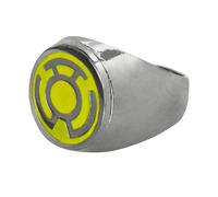 (Yellow) Yellow Lantern Symbol Stainless Steel Plated Ring