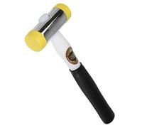 Yellow/Yellow Thor Glazing Hammer Soft/Medium/Hard Nylon Face 38mm UPVC Window Bead Mallet THO712