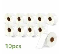 Yellow Yeti 10 Rolls 99010 Compatible Address Labels with Chip for LabelWriter & Seiko Label Printers | 28mm x 89mm | 130 Labels per Roll