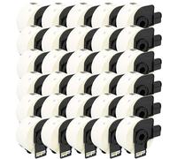 Yellow Yeti 30 Rolls DK-11208 38 x 90mm Large Address Labels Compatible with Brother P-Touch QL-500 QL-570 QL-700 QL-710W QL-720NW QL-800 QL-810W QL-820NWB QL-1100 QL-1110NWB | 400 Labels per Roll