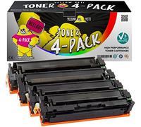 YELLOW YETI 4 Pack 201X 201A Compatible Toner Cartridges for Color LaserJet Pro MFP M277dw M277n M274n M252dw M252n | CF400X CF400A 2,800 Pages CF401X CF402X CF403X 2,300 Pages