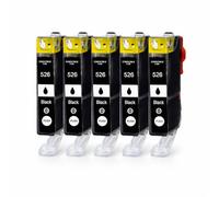 YELLOW YETI 5-Pack Black CLI-526 Ink Cartridges Compatible with Canon Printers, Replacement for 526 CLI-526 for Pixma IP4820 IP4840 MG5120 MG6120 MX885 (Pack of 5)