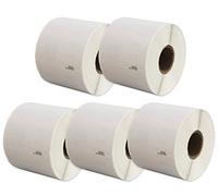 Yellow Yeti 5 Rolls 99014 S0722430 54 x 101mm Shipping Labels Name Badges Compatible with DYMO LabelWriter 4XL 450 400 330 320 310 Duo/Turbo/Twin Turbo Seiko SLP 450 400 200 100 | 220 Labels per Roll