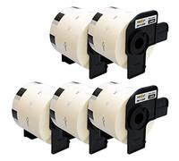 Yellow Yeti 5 Rolls DK-11209 29 x 62mm Small Address Labels Compatible with Brother P-Touch QL-500 QL-570 QL-700 QL-710W QL-720NW QL-800 QL-810W QL-820NWB QL-1100 QL-1110NWB | 800 Labels per Roll