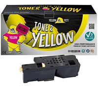 YELLOW YETI 593-11019 (1,400 Pages) Compatible Yellow Toner Cartridge for use with Dell C1765nfw C1765nf C1760nw 1250c 1350cnw 1355cn 1355cnw