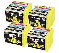 YELLOW YETI Replacement for Brother LC1000 20 Ink Cartridges compatible with Brother DCP-130C DCP-135C DCP-150C DCP-330C DCP-350C DCP-357C DCP-540CN DCP-560CN DCP-770CW MFC-235C MFC-465CN FAX-2840