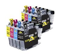 Yellow Yeti Replacement for Brother LC3213 Ink Cartridges compatible with Brother DCP-J572DW DCP-J774DW MFC-J895DW MFC-J497DW MFC-J890DW DCP-J772DW MFC-J491DW (2 Black + 2 Cyan + 2 Magenta + 2 Yellow)