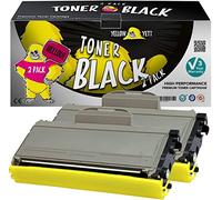 YELLOW YETI TN2120 TN2110 (2,600 Pages) 2 Compatible Toner Cartridges for use with Brother HL-2140 HL-2150 HL-2170 MFC-7320 MFC-7340 MFC-7440 MFC-7840 DCP-7030 DCP-7040 DCP-7045 [3 Years Warranty]