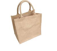 Yellowboots 10 x Jute Hessian Medium Deluxe (M3) Plain Shopping Bags