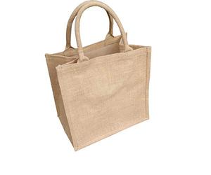 Yellowboots 10 x Jute Hessian Medium Deluxe (M3) Plain Shopping Bags