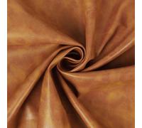 Yellowish Brown Soft PU Faux Leather Fabric by the Metre 137cm Width for Upholstery & Crafting