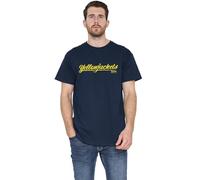 Yellowjackets Logo Unisex T Shirt, Navy, XXL