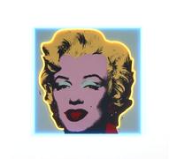 YELLOWPOP Neon Signs, Andy Warhol Marilyn Monroe (Large), Neon Signs for Wall Decor, Energy Efficient LED Neon Lights for All Walls, Easy to Install Custom Neon Sign & Customizable Light Up Wall Art