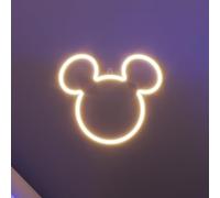 Yellowpop Neon Signs, Disney Mickey Mouse (Ears), Neon Signs for Wall Decor, Energy Efficient LED Neon Lights for all Walls, Easy to Install Custom Neon Sign & Customizable Light Up Wall Art