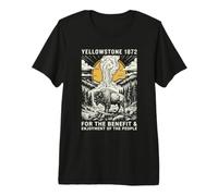 Yellowstone 1872 First National Park Conservation Wildlife Premium T-Shirt