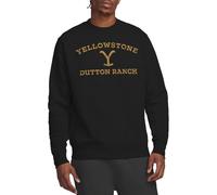 Yellowstone Arched Logo Crew Sweatshirt, Black, Medium