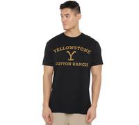 Yellowstone Arched Logo Unisex T Shirt, Black, Large