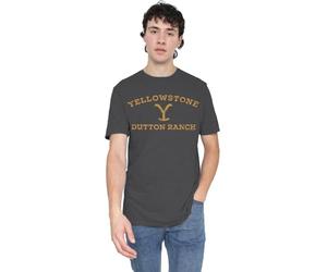 Yellowstone Arched Logo Unisex T Shirt, Black, X-Large