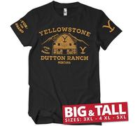 Yellowstone Barn Big & Tall T-Shirt Black