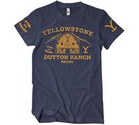 Yellowstone Barn T-Shirt Navy