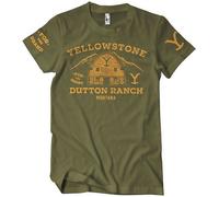 Yellowstone Barn T-Shirt Olive
