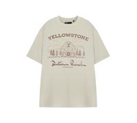 Yellowstone Beige Barn Short Sleeved T-Shirt Mens