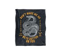 Yellowstone Beth Dutton Snake Silky Touch Super Soft Throw Blanket 152 X 127 cm Yellowstone White One Size