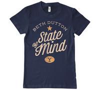Yellowstone Beth Dutton State Of Mind T-Shirt Navy