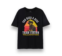 Yellowstone Black Need a Ride Short Sleeved T-Shirt Mens