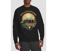 Yellowstone Cowboy Up Unisex Crew Sweatshirt, Black | Size: Medium Yellowstone Black M