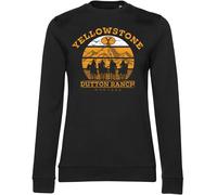 Yellowstone Cowboys Girly Sweatshirt Damen Black