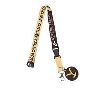 Yellowstone Dutton Ranch 22-Inch Lanyard with Rubber Charm and Clear ID Sleeve