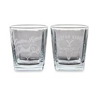 Yellowstone Dutton Ranch 9-Ounce Mini Rocks Glasses | Set of 2