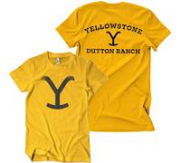 Yellowstone Dutton Ranch Brand T-Shirt Gold