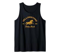 Yellowstone Dutton Ranch Est. 1886 Running Horse Logo Tank Top