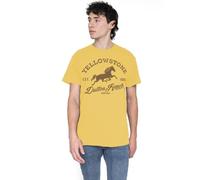 Yellowstone Dutton Ranch Horse Unisex T Shirt, Banana, XXX-Large