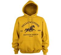 Yellowstone Dutton Ranch Montana Hoodie Gold