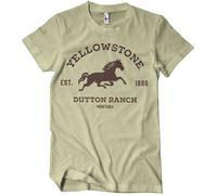 Yellowstone Dutton Ranch Montana T-Shirt Khaki