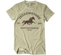 Yellowstone Dutton Ranch Montana T-Shirt Khaki