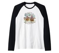 Yellowstone Dutton Ranch Montana USA Founded 1886 Raglan Baseball Tee