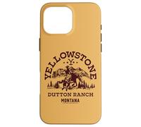 Yellowstone Dutton Ranch Montana Western Cowboy Logo Case for iPhone 16 Pro Max