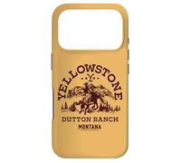 Yellowstone Dutton Ranch Montana Western Cowboy Logo Case for iPhone 17 Pro