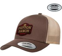 Yellowstone Dutton Ranch Premium Trucker Cap Brown-Khaki