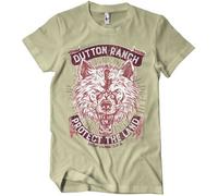 Yellowstone Dutton Ranch Protect The Land T-Shirt Khaki