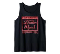 Yellowstone Dutton Ranch Sign Montana USA Tank Top