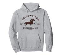 Yellowstone Dutton Ranch with Horse Pullover Hoodie