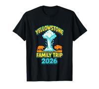 Yellowstone Family Trip - Bears Nature Travel 2026 T-Shirt