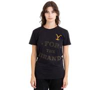 Yellowstone For The Brand Ladies T Shirt, Black Yellowstone Black XXL